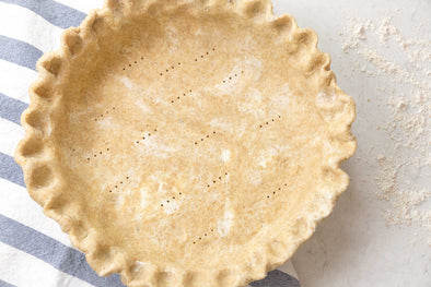 Fresh Flour Whole Grain Pie Crust with all butter