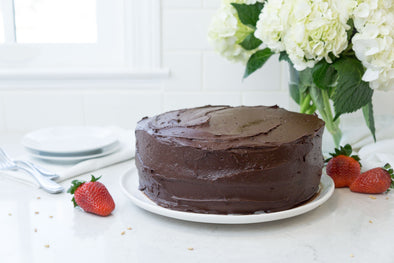 Easy Best Chocolate Cake with fresh flour