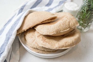 Homemade Pitas, Whole wheat pitas, Fresh Flour Pitas