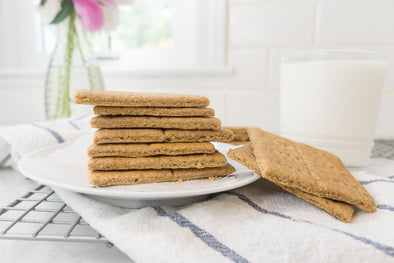 freshly milled graham crackers. unsifted graham crackers. homemade graham crackers