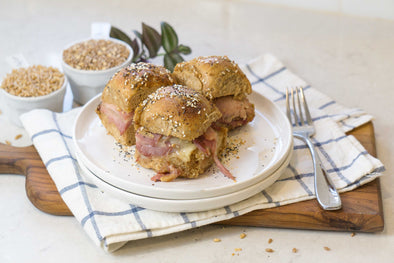 Hot Ham and Cheese Sliders