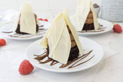 Fresh Milled Chocolate Sailboat Cakes