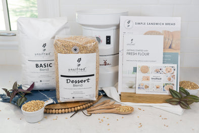 Unsifted Starter Kit includes all the things you need to start milling easily 