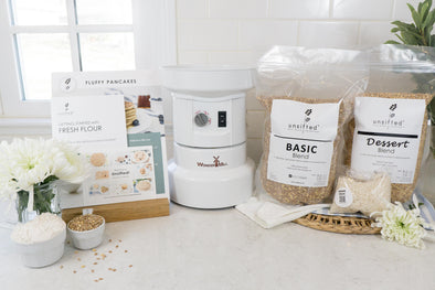 **PREORDER** Unsifted® Starter Kit | WonderMill + Whole Grain Blends + Recipe Cards