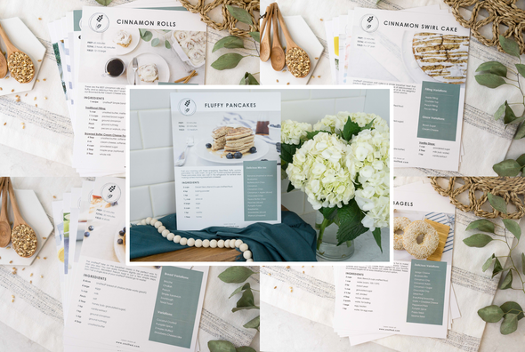 Starter Kit with 26 recipe cards from our Volume #1