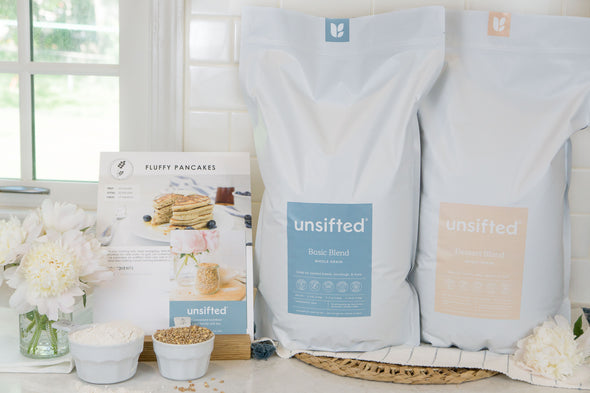 Unsifted® Bakers Bundle | Premium Grain Blends + Recipe Cards