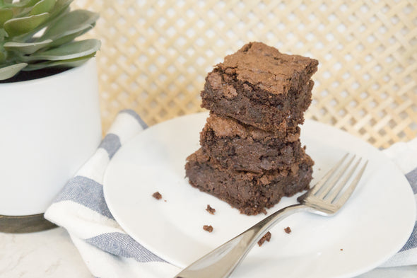 Fudge Brownies - made with Dessert Berry Blend
