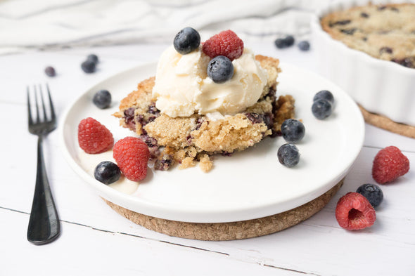 Mixed Berry Easy Cobbler with Unsifted Dessert Blend