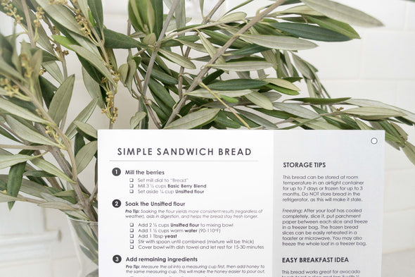 This is an old version of the recipe but it shows how the cards are formatted with pro tips and step by step instructions.